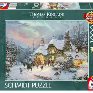 Toppkvalitet - Schmidt Thomas Kinkade Studios - Santa‘s Night Before Christmas (1000)