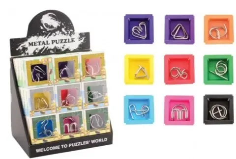 Brainteaser metal puzzle (7.5x7.5cm) | Prisnedsättning