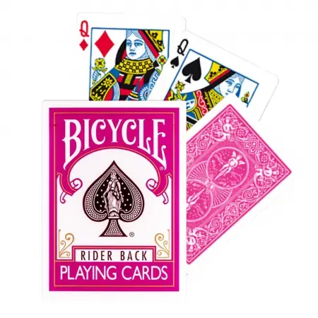 Precis lanserat | Bicycle Fuchsia Rider Back cards