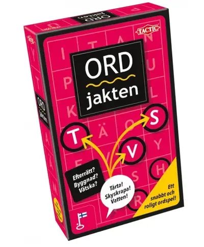 Resespel Ordjakten - Så länge lagret räcker