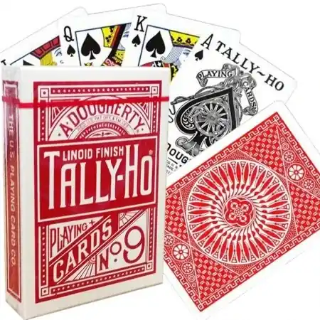 Tally-Ho Circle cards (Red) | Mycket uppskattad