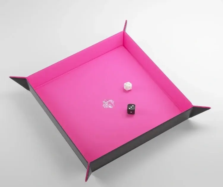 Bästa pris | Gamegenic - Magnetic Dice Tray Square Black / Pink