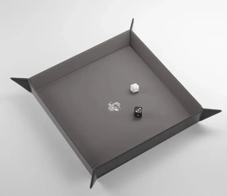 Kanonerbjudande | Gamegenic - Magnetic Dice Tray Square Black / Grey