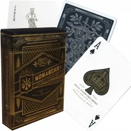 Fabrikspris - Theory11 Monarchs cards (dark blue)