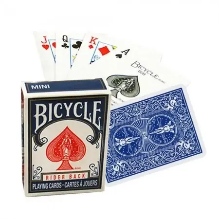 Bicycle Rider Back Mini cards deck (Blue) | Slutrea