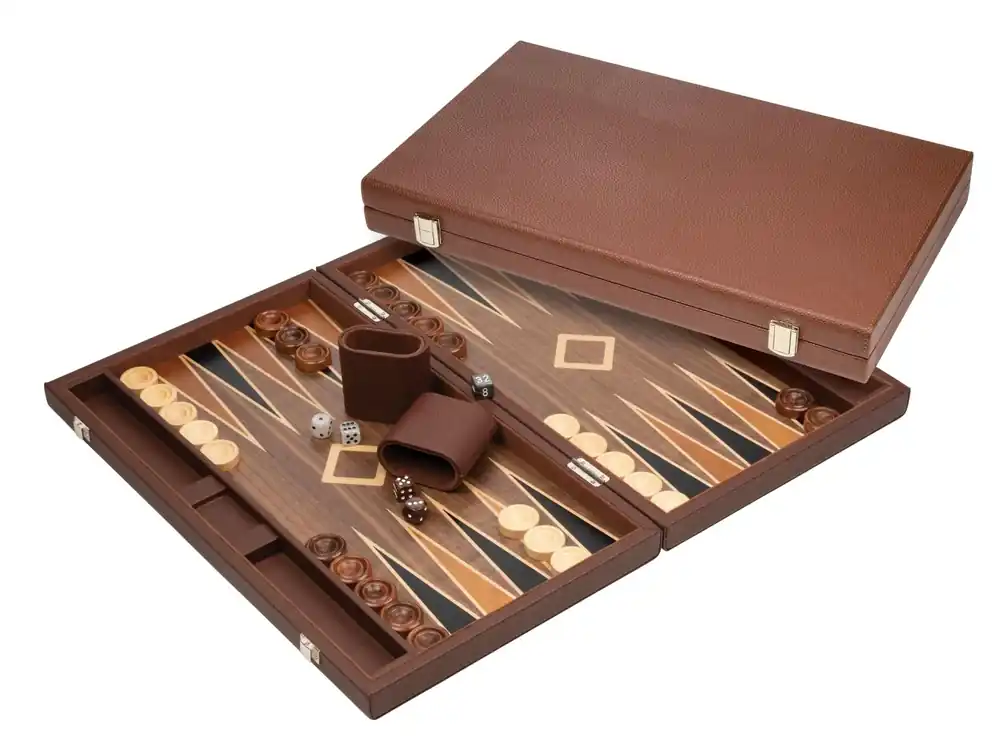Backgammon Polyegos Large Imitation Leather 1736 Philos | Passa på