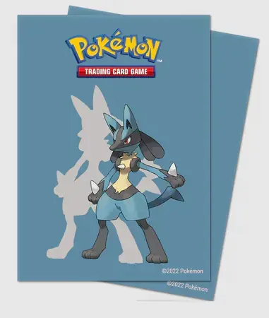 Topprodukt - Lucario Standard Deck Protector Sleeves (65ct) for Pokémon