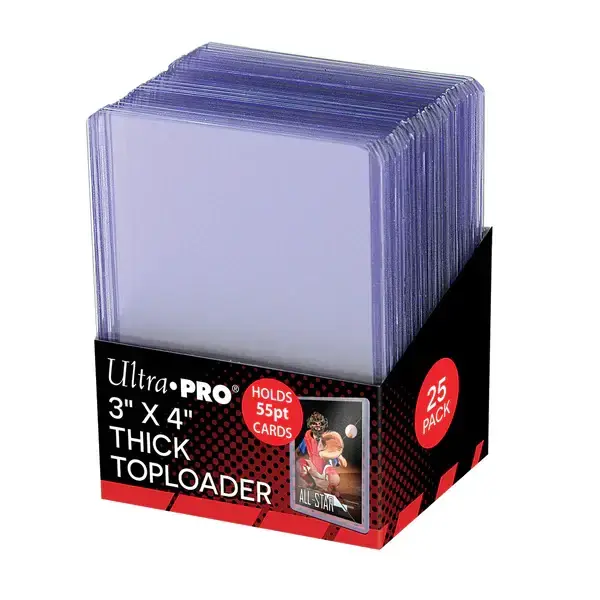 Bra pris just nu - 3" X 4" Action Packed 55PT Toploader (25st)