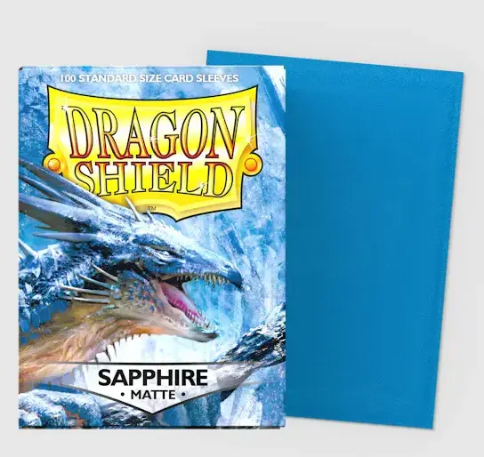 Sapphire - Matte Sleeves - Standard Size (100) | Rabatt