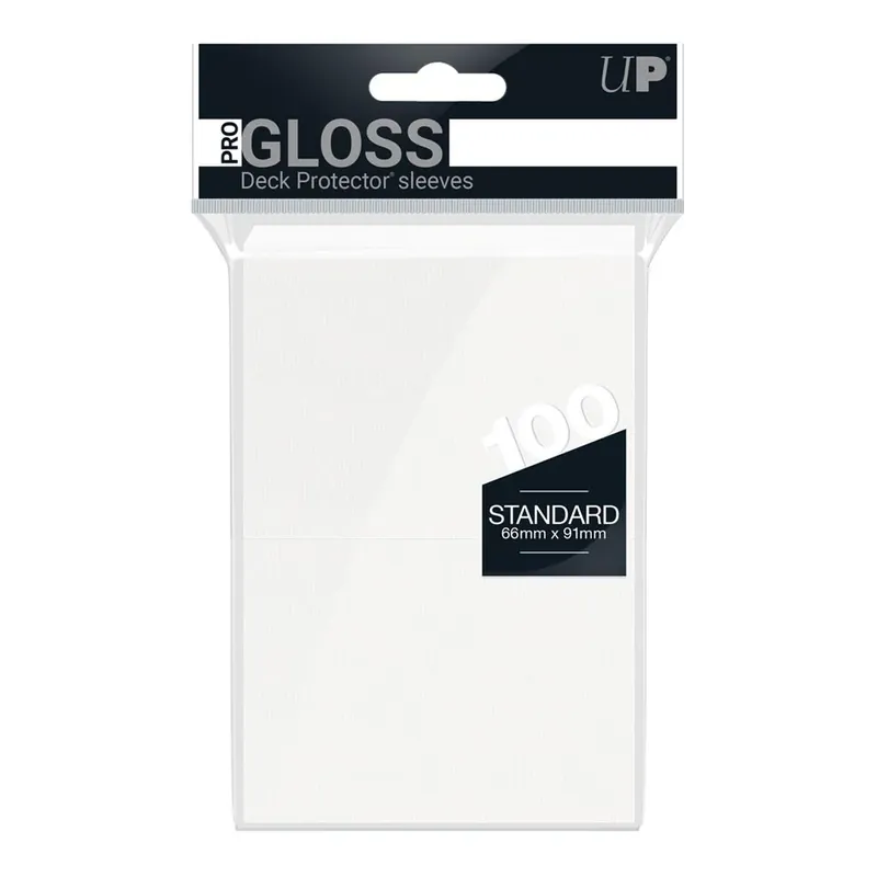 Up Standard Sleeves White 100 Sleeves Ultrapro | Så länge lagret räcker