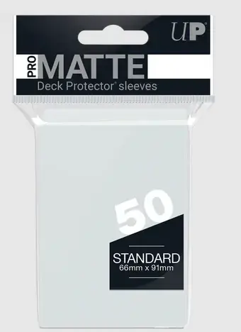 Pro Matte Standard Deck Protector Sleeves Clear 50 Ultrapro | Favorit