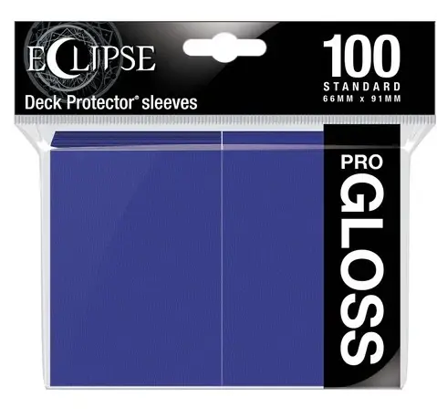 UP - Standard Sleeves - Gloss Eclipse - Royal Purple (100 Sleeves) | Nedsatt pris