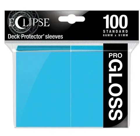 Up Standard Sleeves Gloss Eclipse Sky Blue 100 Sleeves Ultrapro | Efterfrågad