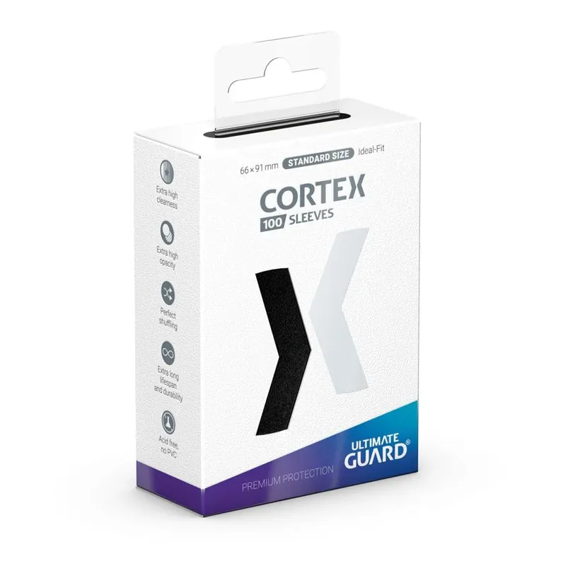 Ultimate Guard Cortex Sleeves Standard Size Black (100) - Extra bra pris