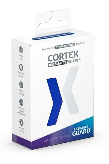 Ny produkt | Ultimate Guard Cortex Sleeves Standard Size Blue 100 Ultimate Guard