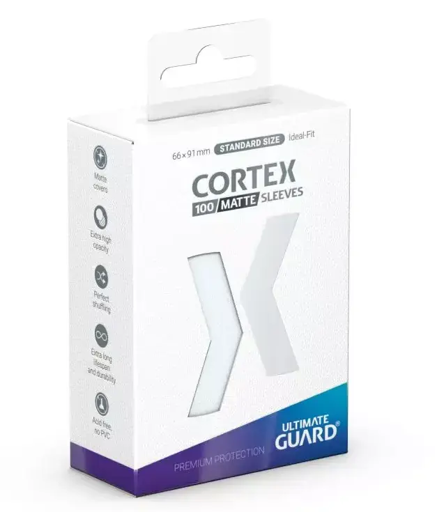 Ultimate Guard Cortex Sleeves Standard Size Matte Transparent 100 Ultimate Guard - Sista dagarna