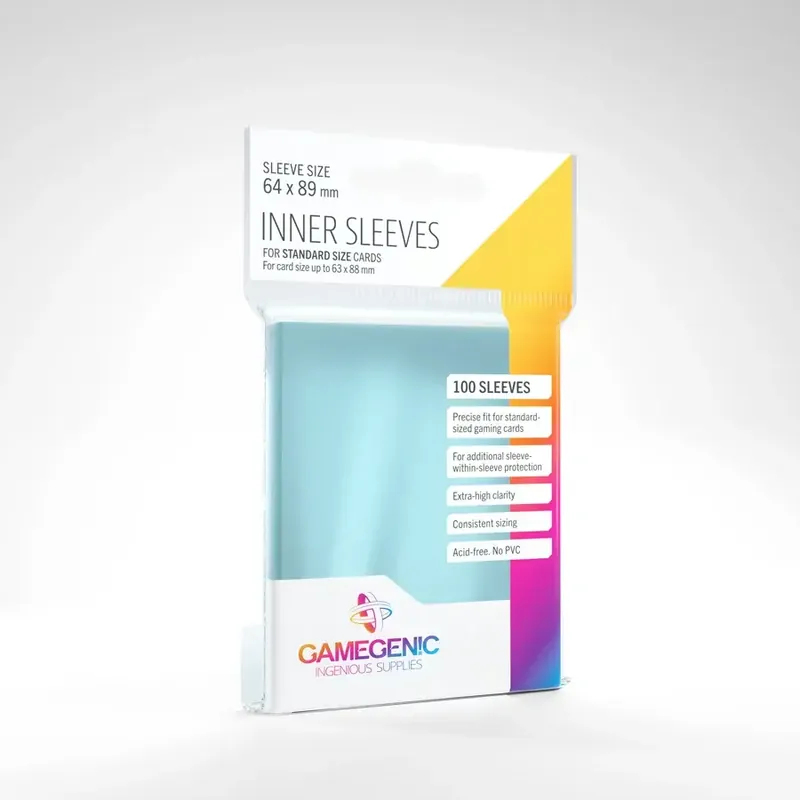 Inner Sleeves - Clear (100 Sleeves) - Missa inte erbjudandet