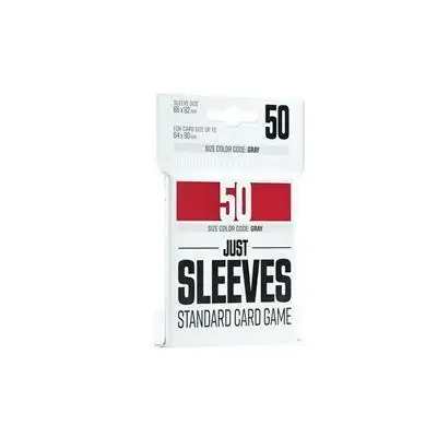 Superpris | Gamegenic Just Sleeves - Standard Card Game Red