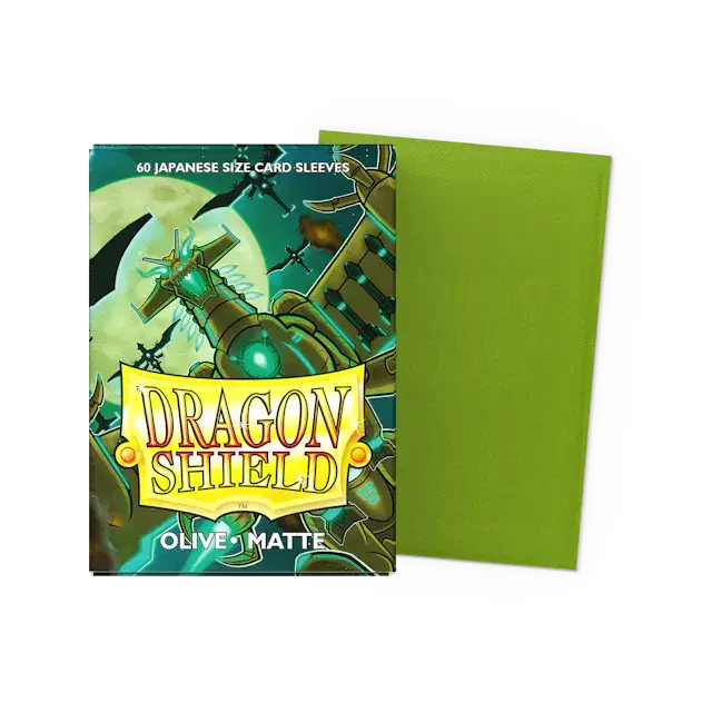 Topprodukt | Dragon Shield Japanese Size Matte Sleeves - Olive