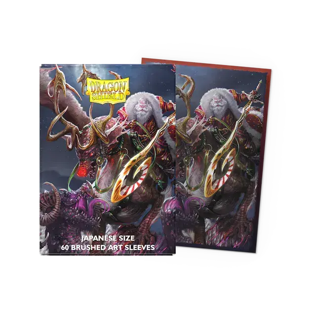 Dragon Shield Japanese size Brushed Art Sleeves - Christmas 2022 - Sista chansen