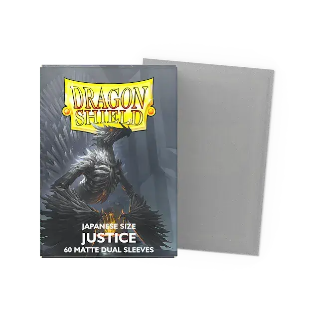 Favorit hos kunderna | Dragon Shield Japanese Size Dual Matte Sleeves Justice Dragon Shield