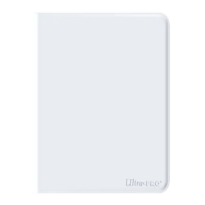 Enkel retur | UP - Vivid 4-Pocket Zippered PRO-Binder - White