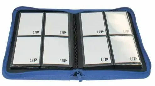 Populär - UP - Vivid 4-Pocket Zippered PRO-Binder - Blue