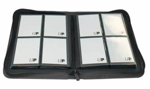 UP - Vivid 4-Pocket Zippered PRO-Binder - Black - Toppkvalitet
