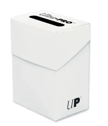 Solid Deck Boxes White Ultrapro - Fabrikspris