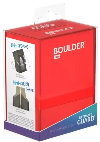 Nytt i webbutiken - Ultimate Guard Boulder Deck Case 60+ Standard Size Ruby