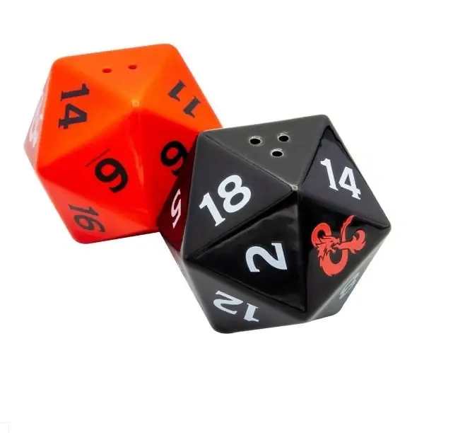 Dungeons & Dragons 3D Salt and Pepper Shaker Dice - Handla online