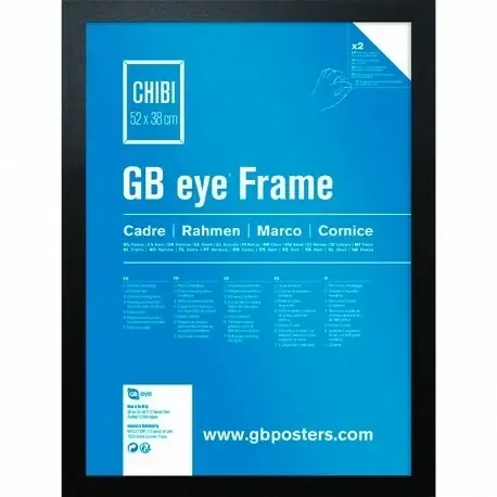 Fabrikspris | Tavelram - GBEYE - MDF Black Frame - Chibi 52 x 38 cm