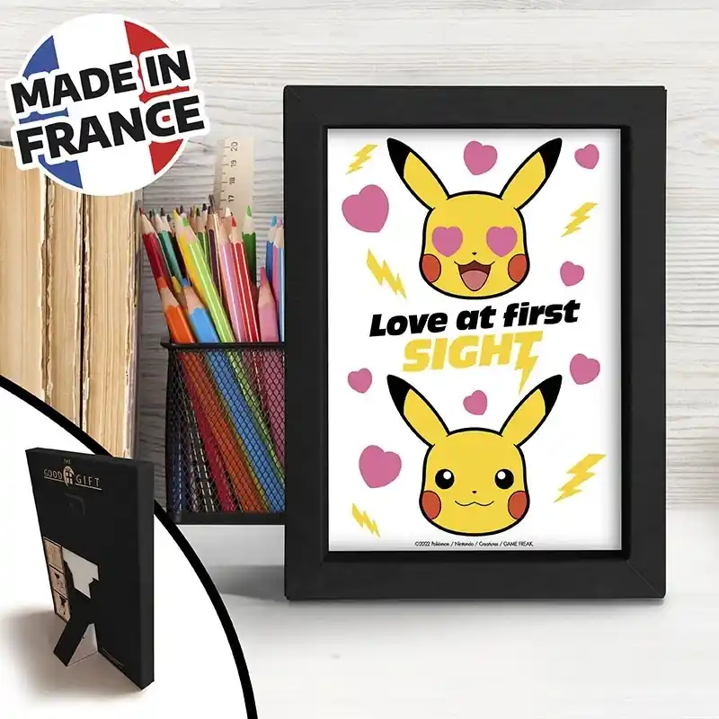 POKEMON - Kraft Frame - "LOVE AT FIRST SIGHT" - Premiumkvalitet
