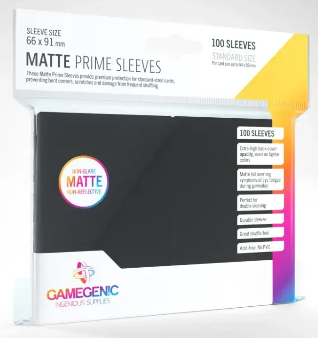 Toppkvalitet | Matte Prime Sleeves (100 Sleeves) - Välj Färg