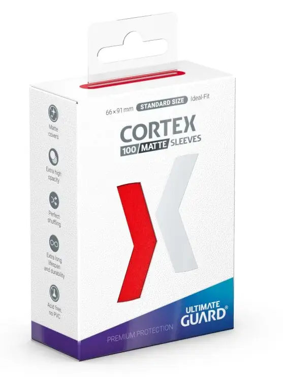 Ultimate Guard Cortex Sleeves Standard Size Matte (100) - Välj Färg | Snabb leverans