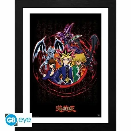 YU-GI-OH! - Framed print "Joey Yugi Kaiba" (30x40 cm) | Outlet