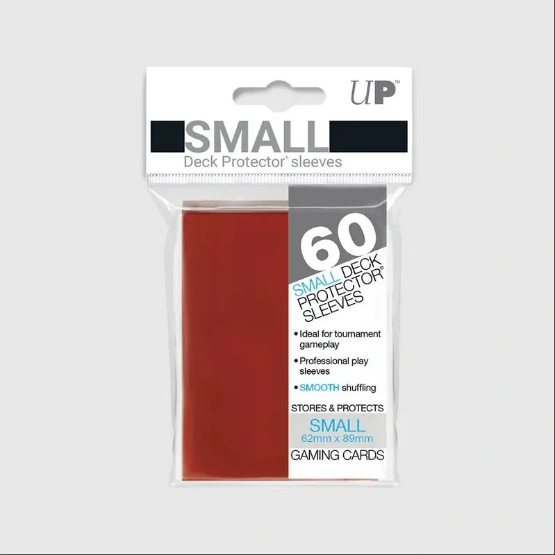 60st Red Small Deck Protectors Ultrapro - Mycket efterfrågad