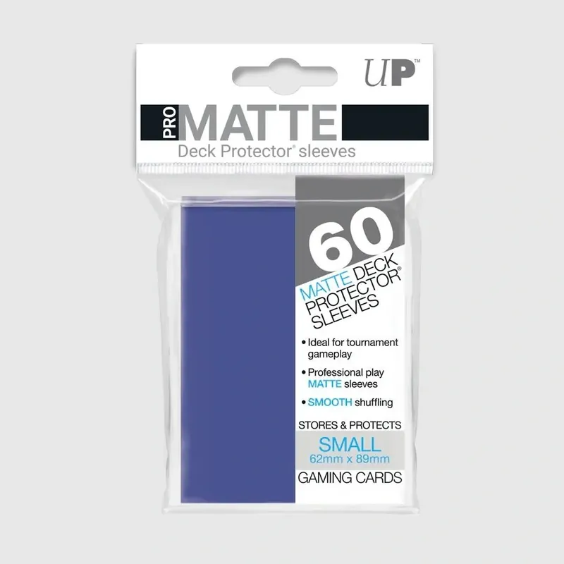 Endast ett fåtal kvar - 60st Pro-Matte Blue Small Deck Protectors