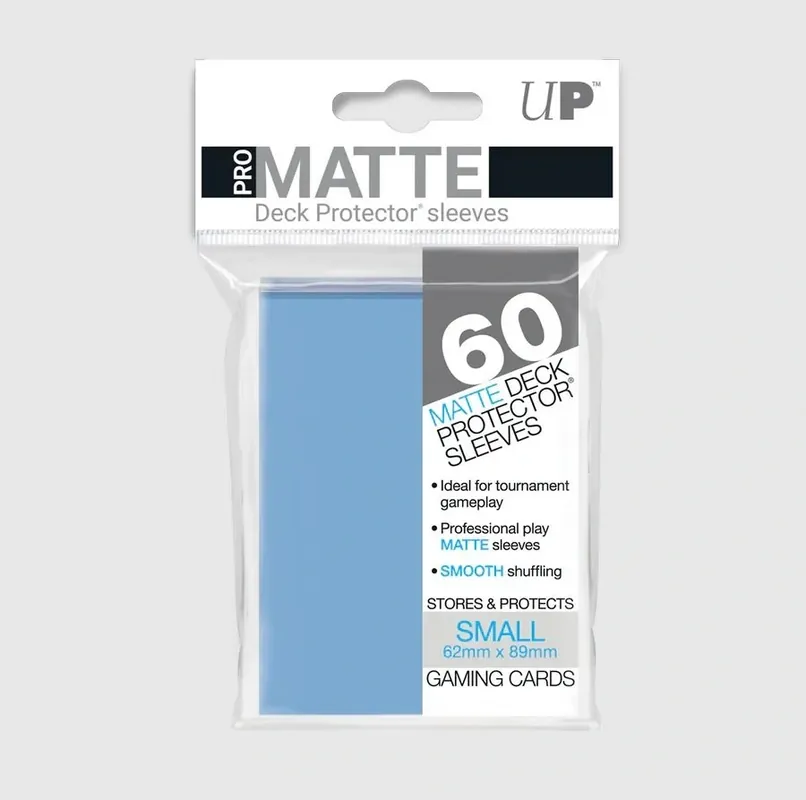 Kundfavorit | 60st Pro-Matte Light Blue Small Deck Protectors