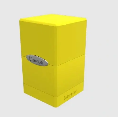 Satin Tower Deckbox Bright Yellow - Favorit