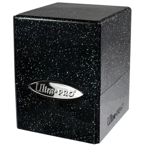 Glitter Satin Cube - Black - Specialpris