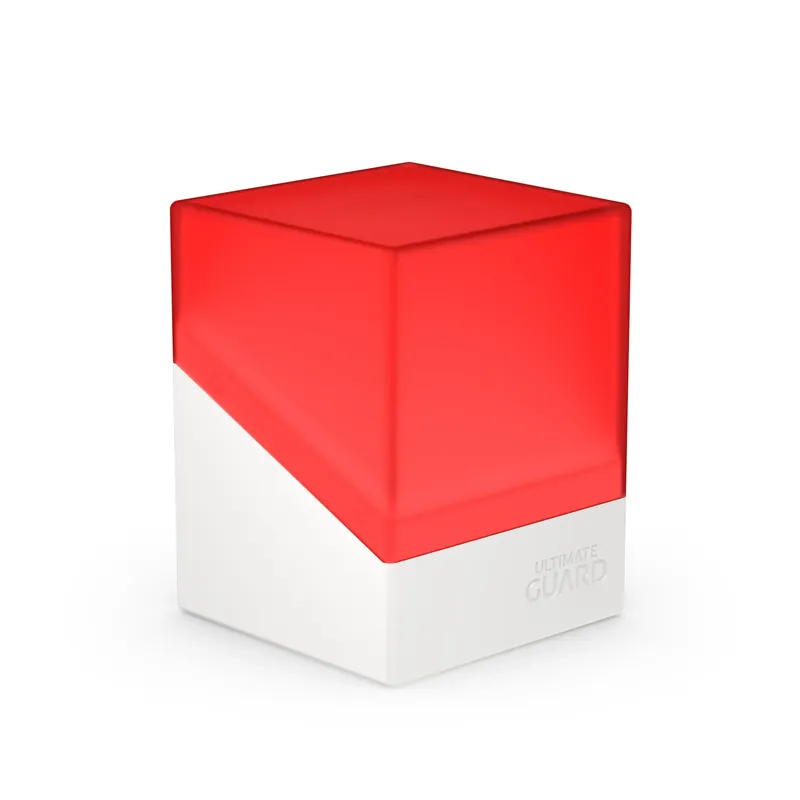 Ultimate Guard Boulder Deck Case 100+ SYNERGY Red/White - Enkel beställning