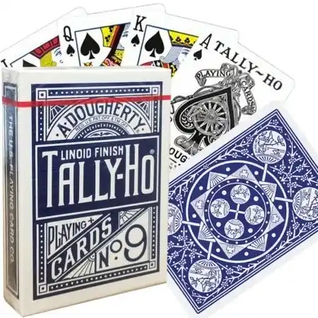 Tally-Ho Fan back cards (Blue) | Topprodukt