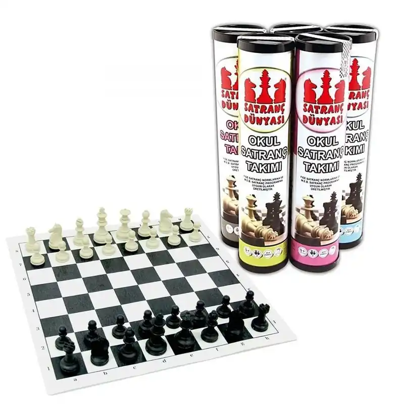 Chess set in tube Star/Chess World - Large | Kan beställas online