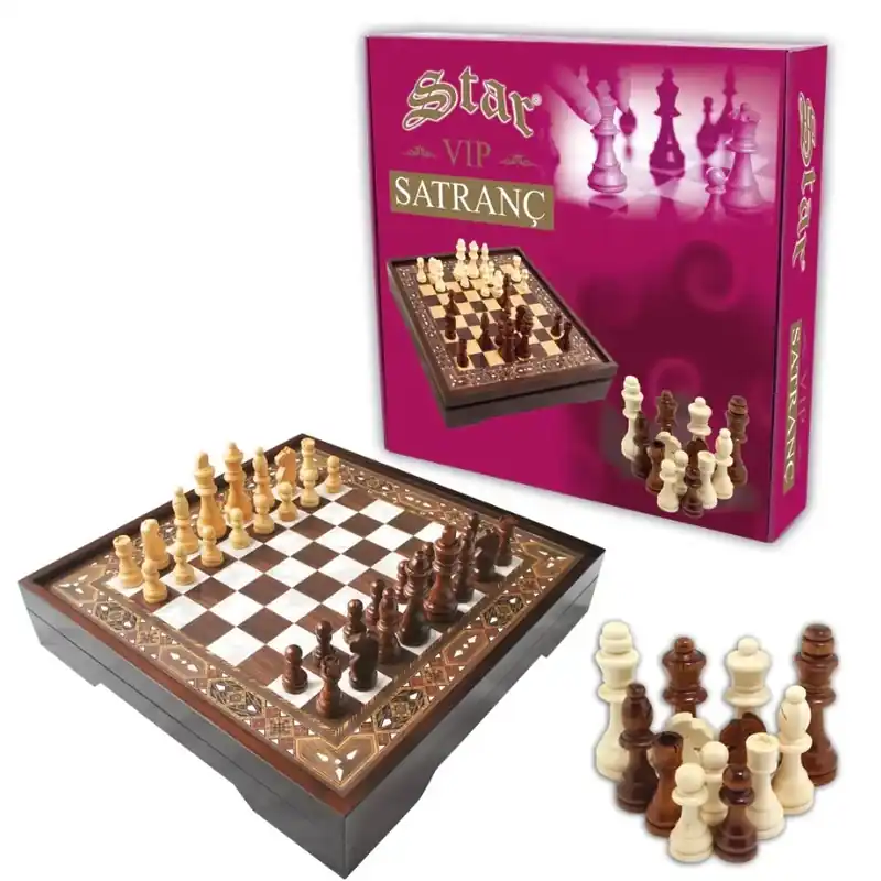 Chess Set VIP Pearl Big Size - Star | Topprodukt