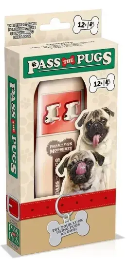 Pass The Pugs Kasta Gris Sv | Storsäljare