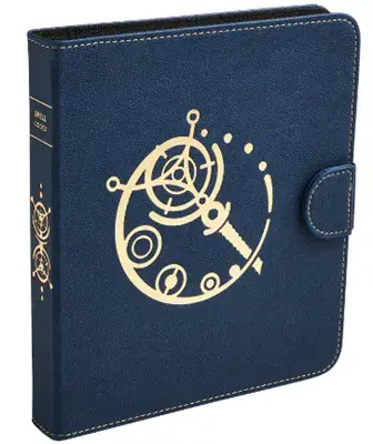 Premiumkvalitet - Spell Codex Portfolio - MIDNIGHT BLUE