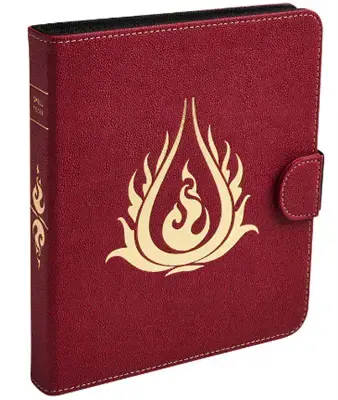Handla säkert | Spell Codex Portfolio - BLOOD RED