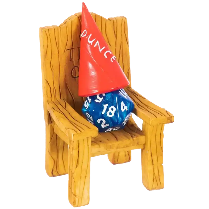Dice Jail Chair & Dunce Hat - Prisnedsättning