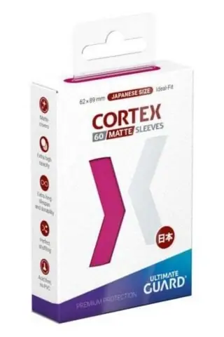 Prissänkt | Ultimate Guard Cortex Sleeves Japanese Size Matte Pink (60)